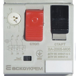 Автомат захисту двигуна Аско-Укрем ВА-2005 М06 1,0-1,6А (A0010050001)