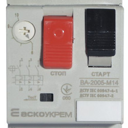 Автомат захисту двигуна Аско-Укрем ВА-2005 М14 6,0-10,0А (A0010050006)