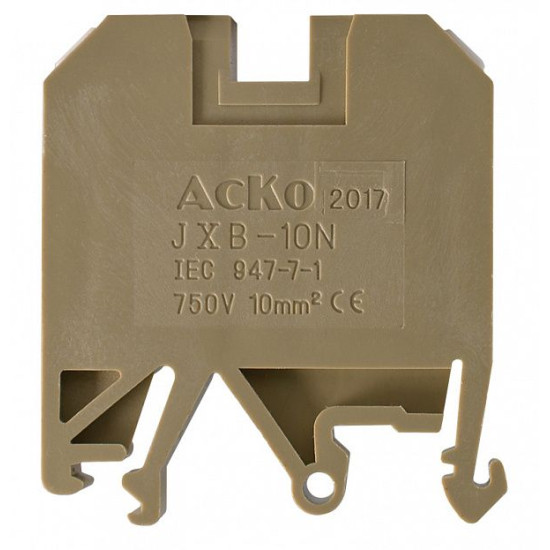 Клемник Аско-Укрем JXB 10/35 жовтий (A0130010017)
