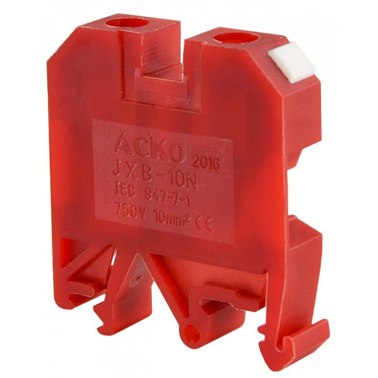 Клемник Аско-Укрем JXB 10/35 червоний (A0130010036)