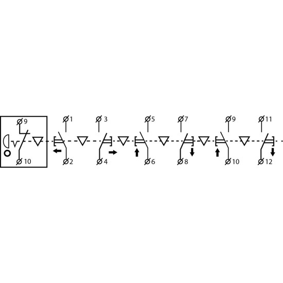 Тельферний пост Аско-Укрем XAL-B3-6713К з ключем (A0140050022)