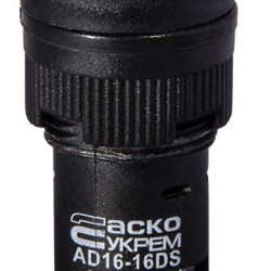 Сигнальна арматура Аско-Укрем AD16-16DS 24В AC/DC зелена (A0140030054)