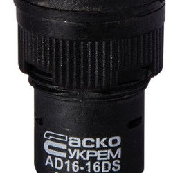 Сигнальна арматура Аско-Укрем AD16-16DS 24В AC/DC жовта (A0140030055)