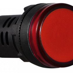 Сигнальна арматура Аско-Укрем AD22-22DS 220В АС червона (A0140030038)