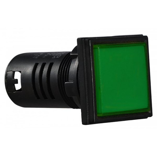 Сигнальна арматура Аско-Укрем AD22-22F 220В АС зелена (A0140030156)