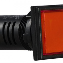Сигнальна арматура Аско-Укрем AD22-22F 220В АС червона (A0140030157)