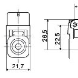 Кінцевий міні-вимикач Аско-Укрем D4MC-1020 (A0050040015)
