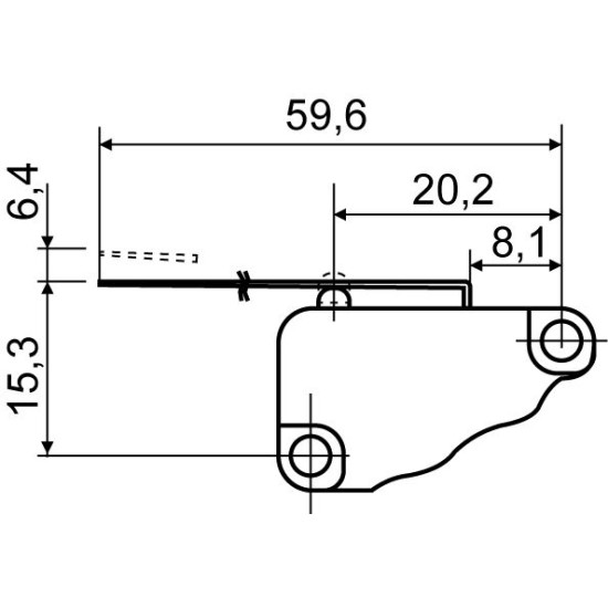 Кінцевий міні-вимикач Аско-Укрем V-15-31C25 (A0050040023)
