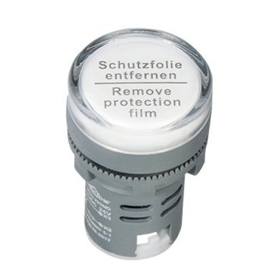 Сигнальна арматура ECOHOME ECO AD22-22SMD 220В АС біла (ECO090010009)