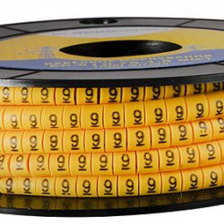 Кабельний маркер Аско-Укрем EC-0 символ «9» (A0150080048)