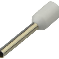 Накінечник Аско-Укрем НТ 0,75-12 ізольований білий 100шт (A0060010017)