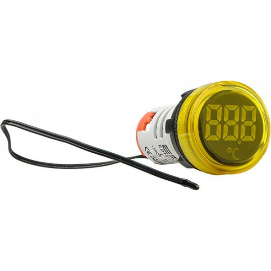 Цифровий вимірювач температури Аско-Укрем ED16-22WD -25°С-150°C жовтий (A0190010045)