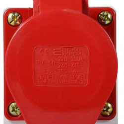 Силовий роз`єм Аско-Укрем ГC 3Р+N+РЕ 16А/5 (115) (A0080040003)