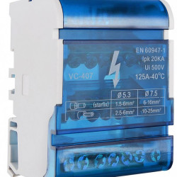 Нульова шина Аско-Укрем VC-407 в корпусі 4x7 отворів (A0150120020)