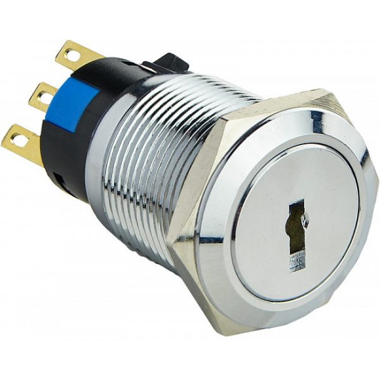 Металева кнопка Аско-Укрем TY 19C-K11/2 1NO+1NC з ключем (A0140010213)
