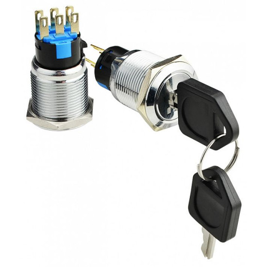 Металева кнопка Аско-Укрем TY 19C-K11/3 2NO+2NC (A0140010214)