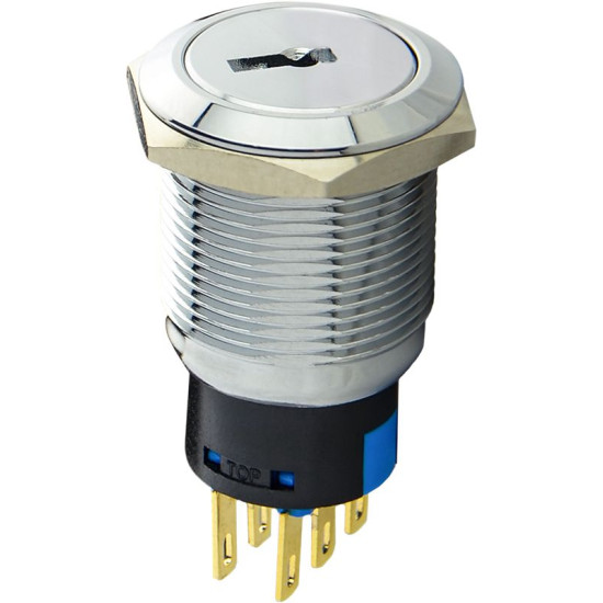 Металева кнопка Аско-Укрем TY 19C-K11/3 2NO+2NC (A0140010214)