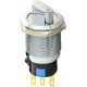 Перемикач на 2 положення металевий 1NO+1NC TY 19C-X11/2 Аско-Укрем (A0140010216)