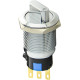 Перемикач на 3 положення металевий Аско-Укрем TY 19C-X11/3 2NO+2NC (A0140010217)