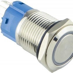 Кнопка Аско-Укрем TYJ 16-261 1NO+1NC 220В з підсвічуванням червона (A0140010092)