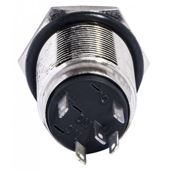 Кнопка Аско-Укрем TYJ 16-261 1NO+1NC 220В з підсвічуванням зелена (A0140010093)