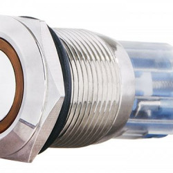 Кнопка Аско-Укрем TYJ 19-271 1NO+1NC 24В з підсвічуванням жовта (A0140010137)