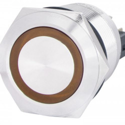 Кнопка Аско-Укрем TYJ 22-271 1NO+1NC 220В з підсвічуванням жовта (A0140010131)