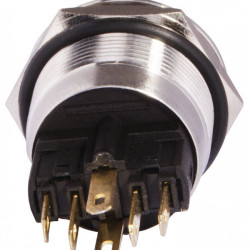 Кнопка Аско-Укрем TYJ 22-271 1NO+1NC 220В з підсвічуванням жовта (A0140010131)