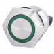 Кнопка Аско-Укрем TYJ 22-271 1NO+1NC 220В з підсвічуванням зелена (A0140010132)