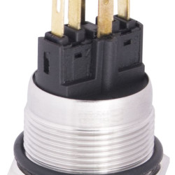 Кнопка Аско-Укрем TYJ 22-271 1NO+1NC 220В з підсвічуванням зелена (A0140010132)