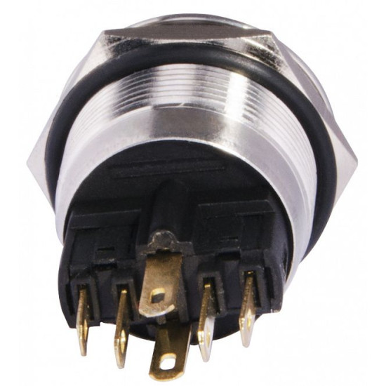 Кнопка Аско-Укрем TYJ 22-271 1NO+1NC 220В з підсвічуванням червона (A0140010133)
