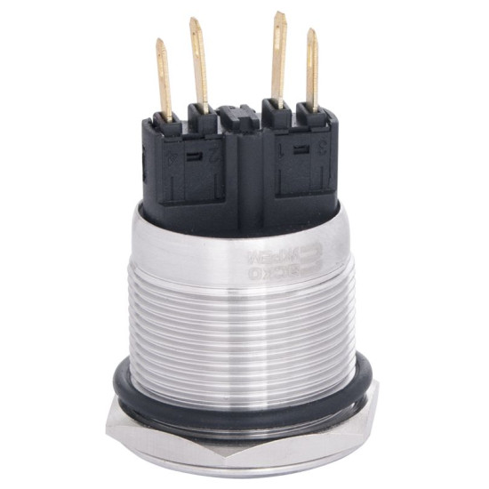Металева кнопка Аско-Укрем TYJ 22-311 1NO+1NC (A0140010125)