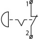 Кнопка безпеки Аско-Укрем XB2-BS442 Ø30мм (A0140010082)