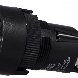 Кнопка «Старт» Аско-Укрем XB2-EH125 NO+NC з фіксацією чорна (A0140010040)