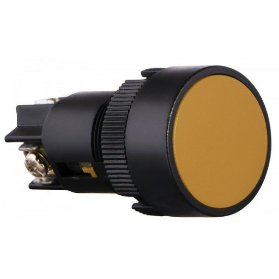Кнопка Аско-Укрем XB2-ЕA155 NO+NC «Старт» жовта (A0140010042)
