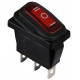 Перемикач Аско-Укрем KCD3-103W R/B (I-0-II) IP54 червоний (A0140040042)