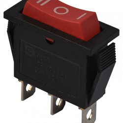 Перемикач Аско-Укрем KCD3-103 R/B (I-0-II) червоний (A0140040032)