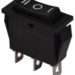 Перемикач Аско-Укрем KCD3-103 B/B (I-0-II) чорний (A0140040031)