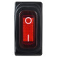 Перемикач Аско-Укрем KCD3-101W R/B (0-I) IP54 червоний (A0140040033)