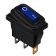 Перемикач Аско-Укрем KCD3-101NW BL/B (0-I) IP54 з підсвічуванням синій (A0140040038)