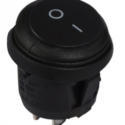 Перемикач Аско-Укрем KCD1-5-101W B/B (0-I) IP65 чорний (A0140040073)