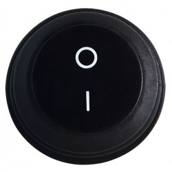 Перемикач Аско-Укрем KCD1-5-101W B/B (0-I) IP65 чорний (A0140040073)