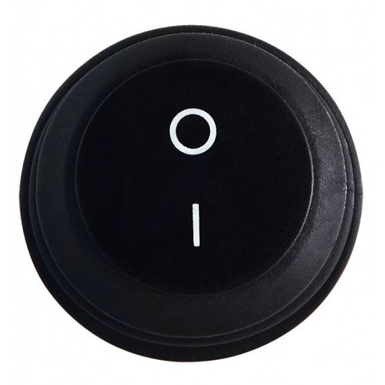 Перемикач Аско-Укрем KCD1-5-101W B/B (0-I) IP65 чорний (A0140040073)