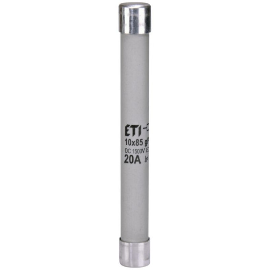 Запобіжник ETI CH 10x85 gPV 20A 1500В 50кА (2626234)
