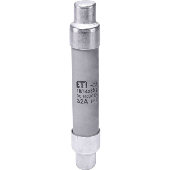 Запобіжник ETI CH 10/14x85 gPV 25A 1500В 50кА (2626235)