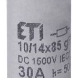 Запобіжник ETI CH 10/14x85 gPV 30A 1500В 50кА (2626236)