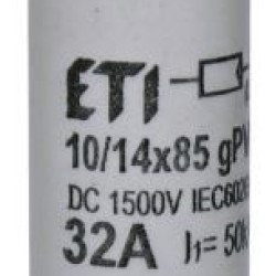 Запобіжник ETI CH 10/14x85 gPV 32A 1500В 50кА (2626237)