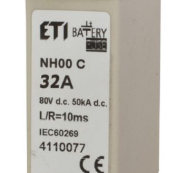 Запобіжник ETI NH00 Battery 32A 80В DC (4110077)