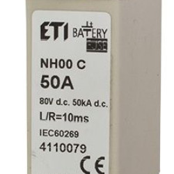 Запобіжник ETI NH00 Battery 50A 80В DC (4110079)