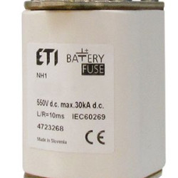 Запобіжник ETI NH-1 Battery 80A 550В DC (4723262)